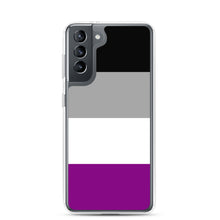Load image into Gallery viewer, Asexual Pride Flag | Samsung Case | Black Grey White Purple
