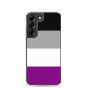 Asexual Pride Flag | Samsung Case | Black Grey White Purple