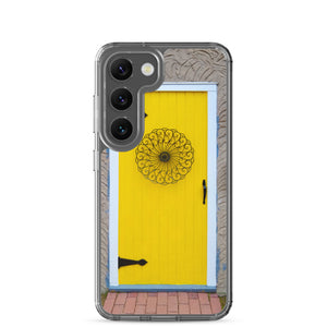 Samsung Phone Case | Dutch Doors series, #79 Yellow White by Matteo