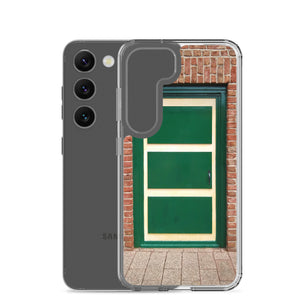 Samsung Phone Case | Dutch Doors series, #81 Green Cream by Matteo