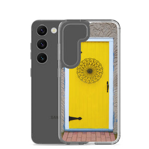 Samsung Phone Case | Dutch Doors series, #79 Yellow White by Matteo