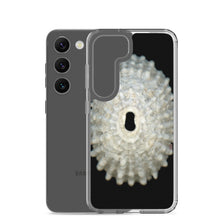 Load image into Gallery viewer, Samsung Phone Case | Keyhole Limpet Shell White Exterior | Black Background
