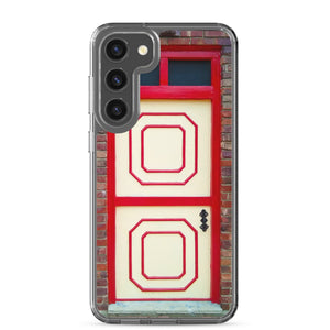 Samsung Phone Case | Dutch Doors series, #75 Cream Red by Matteo