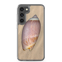 Load image into Gallery viewer, Samsung Phone Case | Olive Snail Shell Brown Dorsal | Sand Background
