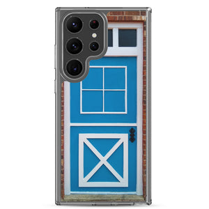 Samsung Phone Case | Dutch Doors series, #76 Blue White by Matteo