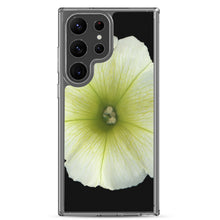 Load image into Gallery viewer, Samsung Phone Case | Petunia Flower Yellow-Green | Black Background
