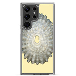 Samsung Phone Case | Keyhole Limpet Shell White Exterior | Sunshine Background