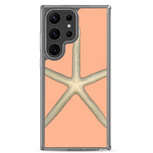 Load image into Gallery viewer, Samsung Phone Case | Finger Starfish Shell Top | Peach Background
