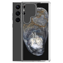 Load image into Gallery viewer, Samsung Phone Case | Oyster Shell Blue Right Exterior | Black Background
