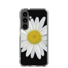 Load image into Gallery viewer, Samsung Phone Case | Shasta Daisy Flower White | Black Background
