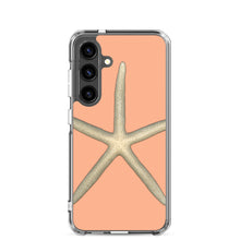 Load image into Gallery viewer, Samsung Phone Case | Finger Starfish Shell Top | Peach Background
