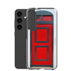 Samsung Phone Case | Dutch Doors series, #77 Red Black by Matteo
