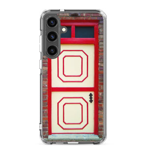 Samsung Phone Case | Dutch Doors series, #75 Cream Red by Matteo