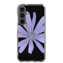 Load image into Gallery viewer, Samsung Phone Case | Chicory Flower Blue | Black Background
