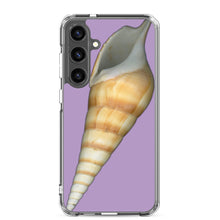 Load image into Gallery viewer, Samsung Phone Case | Turrid Shell Tan Apertural | Lavender Background
