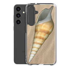 Load image into Gallery viewer, Samsung Phone Case | Turrid Shell Tan Apertural | Sand Background
