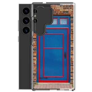 Samsung Phone Case | Dutch Doors series, #78 Blue Red by Matteo