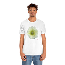 Load image into Gallery viewer, Petunia Flower Yellow-Green | Unisex Ringspun Short Sleeve T-Shirt
