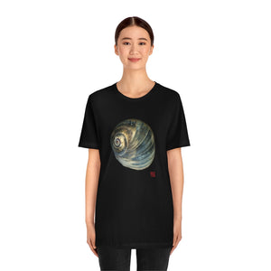 Moon Snail Shell Blue Apical | Unisex Ringspun Short Sleeve T-shirt