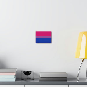 Bisexual Pride Flag | Canvas Print | Hot Pink Sides