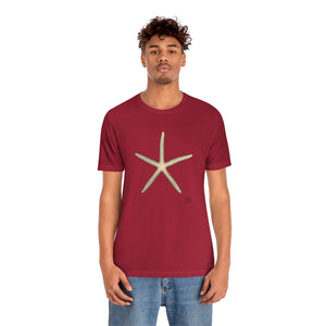Finger Starfish Shell Top | Unisex Ringspun Short Sleeve T-Shirt