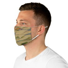 Load image into Gallery viewer, Water Lilies | Fabric Face Mask | Green
