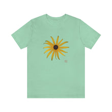 Load image into Gallery viewer, Black-eyed Susan Rudbeckia Flower Yellow | Unisex Ringspun Short Sleeve T-Shirt
