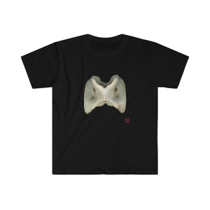 White-tailed Deer Atlas Vertebra by Matteo | Unisex Softstyle Cotton T-Shirt