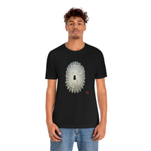 Load image into Gallery viewer, Keyhole Limpet Shell White Exterior | Unisex Ringspun Short Sleeve T-Shirt
