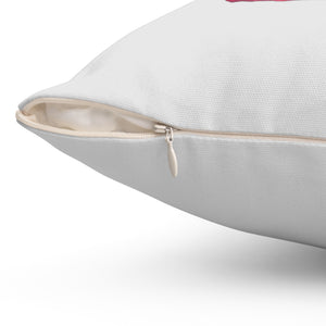 Throw Pillow | Phlox Flower Detail Pink | Silver