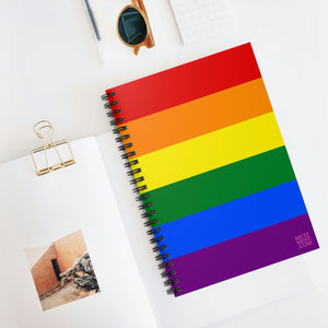 Gay Pride Flag (1979) | Spiral Notebook | Ruled Line | Rainbow