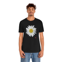 Load image into Gallery viewer, Shasta Daisy Flower White | Unisex Ringspun Short Sleeve T-Shirt
