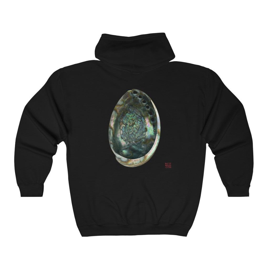 Abalone Shell Interior | Unisex Heavy Blend™ Full Zip Hooded Sweatshirt
