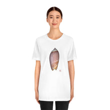 Load image into Gallery viewer, Olive Snail Shell Brown Dorsal | Unisex Ringspun Short Sleeve T-Shirt
