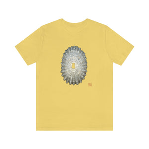 Keyhole Limpet Shell White Exterior | Unisex Ringspun Short Sleeve T-Shirt