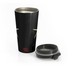 Load image into Gallery viewer, Finger Starfish Shell  | Stainless Steel Travel Mug | 15oz | Black
