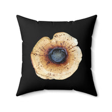 Load image into Gallery viewer, Throw Pillow | Honey Fungus, Armillaria by Matteo | Black | 20x20 Dark Cottagecore Goblincore Gothic
