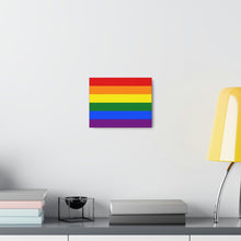 Load image into Gallery viewer, Gay Pride Flag (1979) | Canvas Print | Hot Pink Sides
