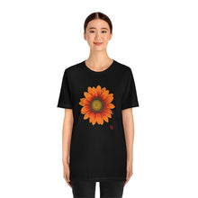 Load image into Gallery viewer, Gazania Flower Orange | Unisex Ringspun Short Sleeve T-Shirt
