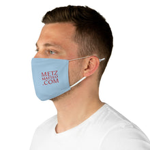 Load image into Gallery viewer, Metz &amp; Matteo Dragonfly Logo | Fabric Face Mask | Sky Blue
