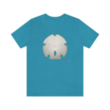 Load image into Gallery viewer, Arrowhead Sand Dollar Shell Top | Unisex Ringspun Short Sleeve T-Shirt
