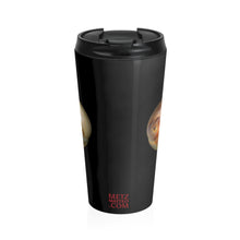 Load image into Gallery viewer, Moon Snail Shell Shark&#39;s Eye | Stainless Steel Travel Mug | 15oz | Black
