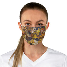 Load image into Gallery viewer, Floating Autumn Fall Leaves | Fabric Face Mask | Red Yellow
