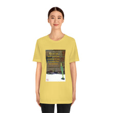 Load image into Gallery viewer, The sun will never grow tired of waiting for you... | Inspirational Motivational Quote Unisex Ringspun Short Sleeve T-shirt  | Spring Daffodil
