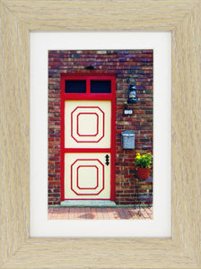 Dutch Doors series, #75 Cream Red by Matteo