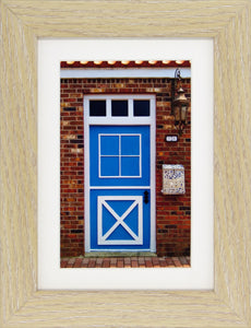 Dutch Doors series, #76 Blue White by Matteo