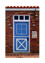Load image into Gallery viewer, Dutch Doors series, #76 Blue White by Matteo
