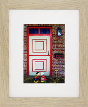 Load image into Gallery viewer, Dutch Doors series, Cream Orange Squares by Matteo
