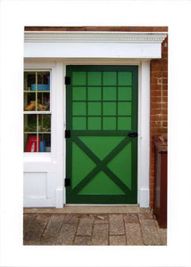 Dutch Doors series, Green Dark Green by Matteo