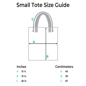 Tote Bag | Scallop Shell Magenta | Small | Silver
